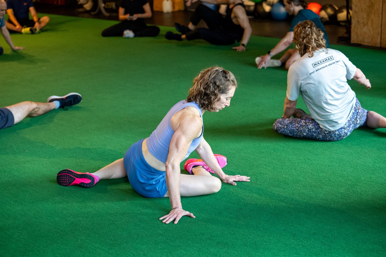 Fulcrum recovery — member stretching
